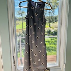 BANANA REPUBLIC silky floral dress